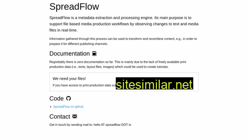 spreadflow.io alternative sites