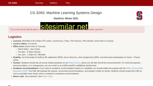 Stanford-cs329s similar sites