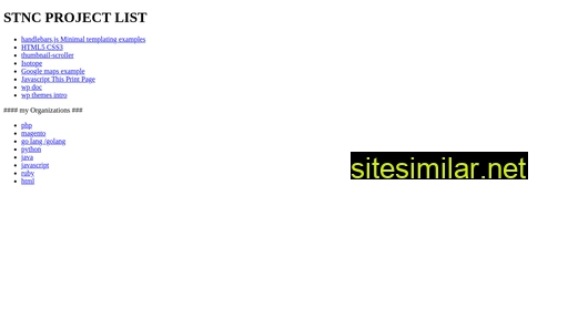 stnc.github.io alternative sites