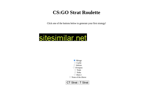 strat-roulette.github.io alternative sites
