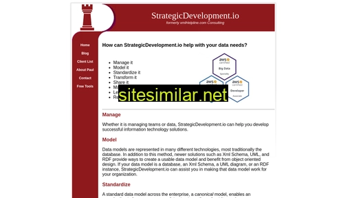 Strategicdevelopment similar sites