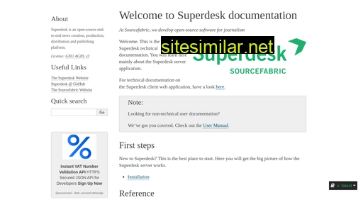 Superdesk similar sites