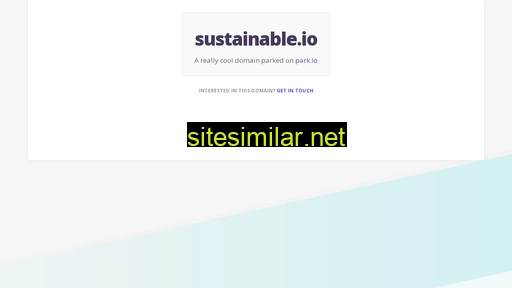Sustainable similar sites