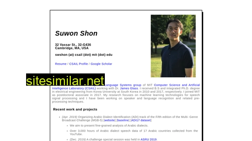 swshon.github.io alternative sites