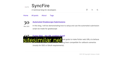 syncfire.github.io alternative sites
