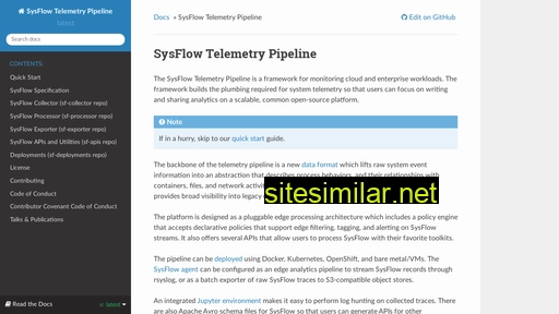 sysflow.readthedocs.io alternative sites