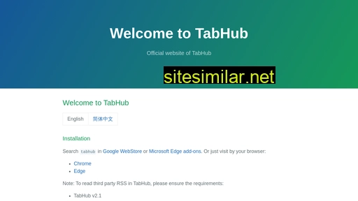 tabhub.io alternative sites