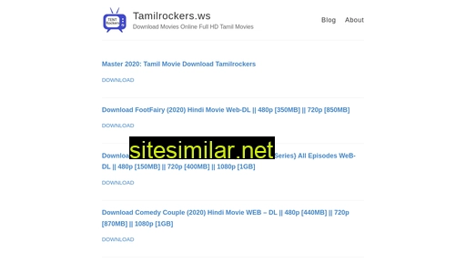tamilrockerss.github.io alternative sites