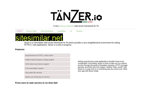 tanzer.io alternative sites