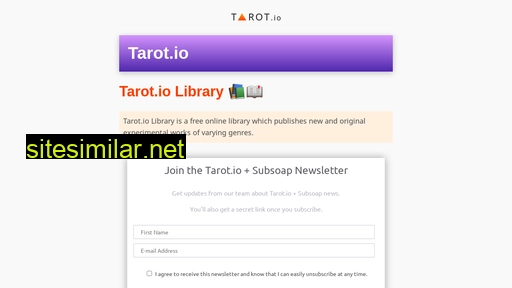 tarot.io alternative sites
