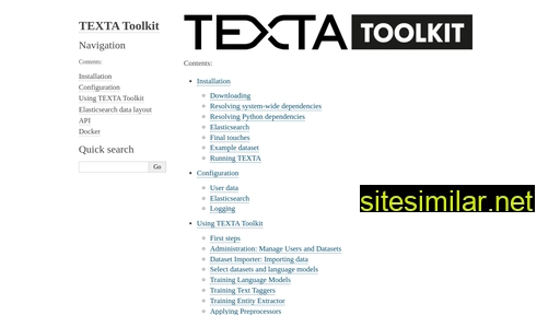 Texta-tk similar sites