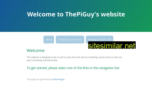 thepiguy0.github.io alternative sites