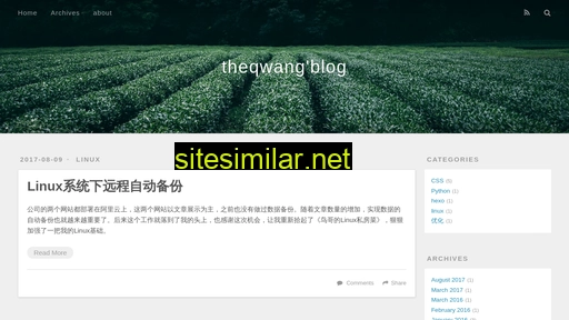 theqwang.github.io alternative sites