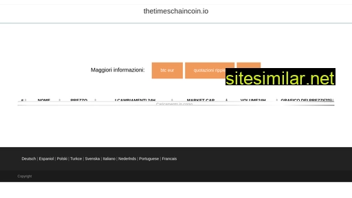 thetimeschaincoin.io alternative sites