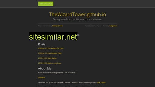 thewizardtower.github.io alternative sites