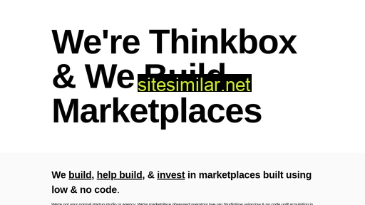 thinkbox.io alternative sites