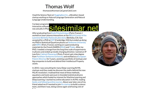 Thomwolf similar sites