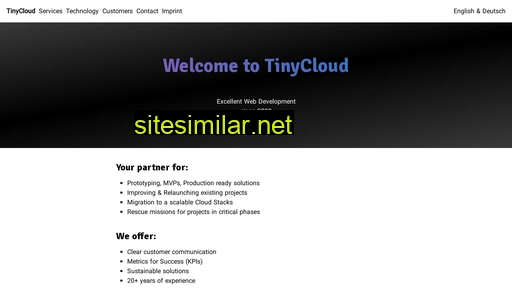 Tinycloud similar sites