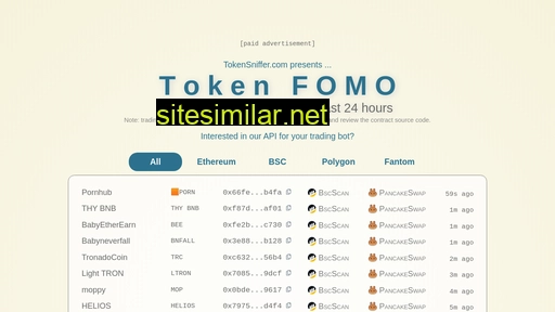 tokenfomo.io alternative sites