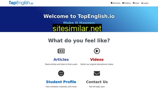 topenglish.io alternative sites