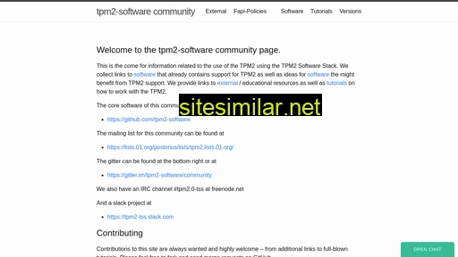 Tpm2-software similar sites