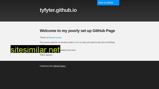 tyfyter.github.io alternative sites