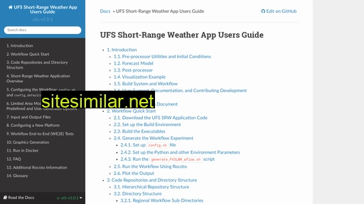 ufs-srweather-app.readthedocs.io alternative sites