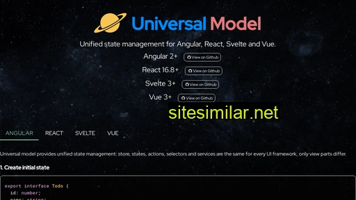 universal-model.github.io alternative sites