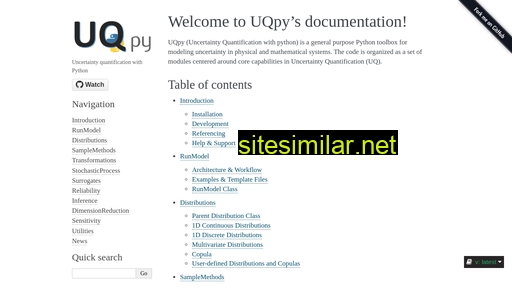 Uqpyproject similar sites