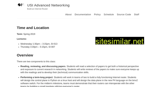 usi-advanced-networking.github.io alternative sites