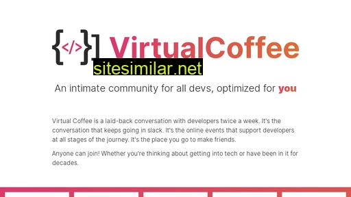virtualcoffee.io alternative sites