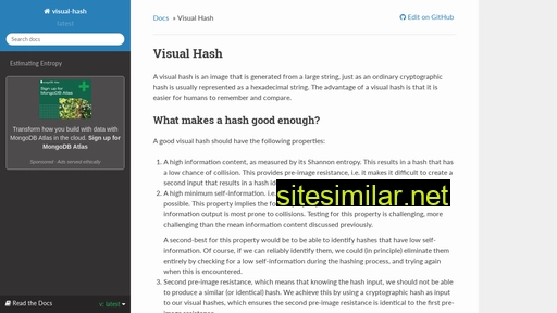 Visual-hash similar sites