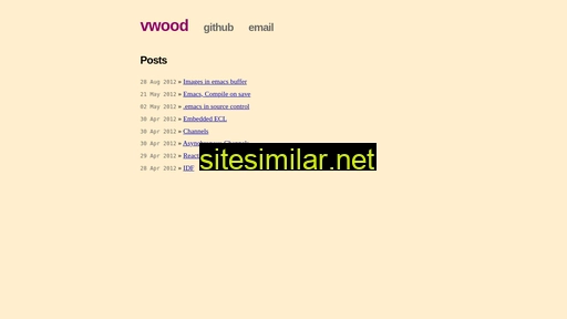 vwood.github.io alternative sites