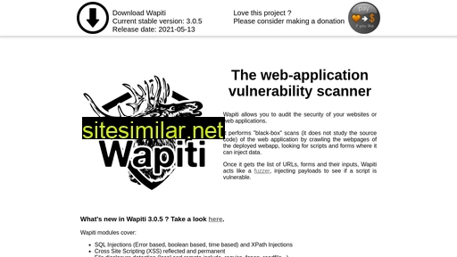 wapiti-scanner.github.io alternative sites