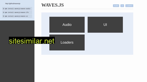 Wavesjs similar sites