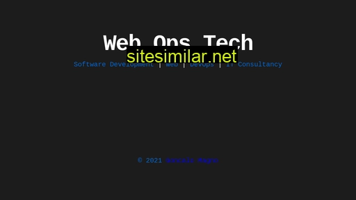 web-ops-tech.github.io alternative sites