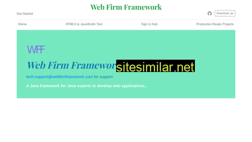 webfirmframework.github.io alternative sites
