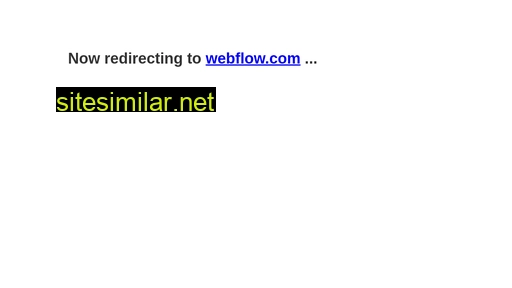 Webflow similar sites