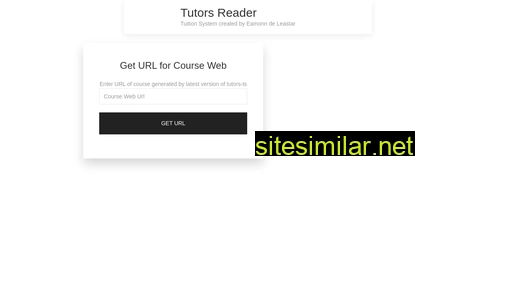 wit-tutors.github.io alternative sites