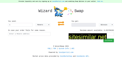 wizardswap.io alternative sites