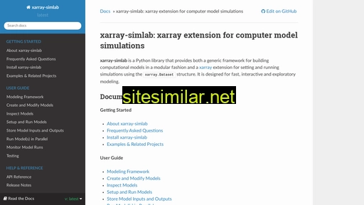 xarray-simlab.readthedocs.io alternative sites
