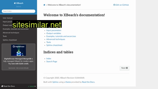 Xbeach similar sites