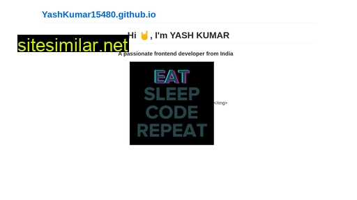 yashkumar15480.github.io alternative sites
