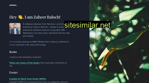 zaheer.io alternative sites