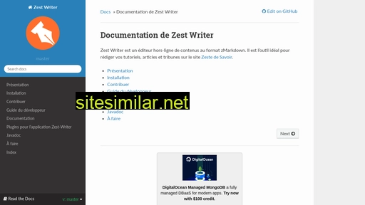 zest-writer.readthedocs.io alternative sites