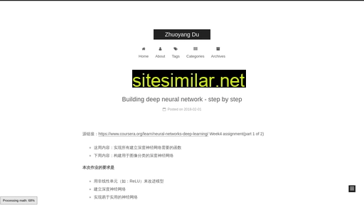 zhuoyangdu.github.io alternative sites