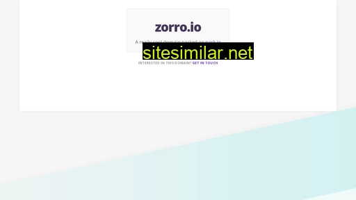 Zorro similar sites