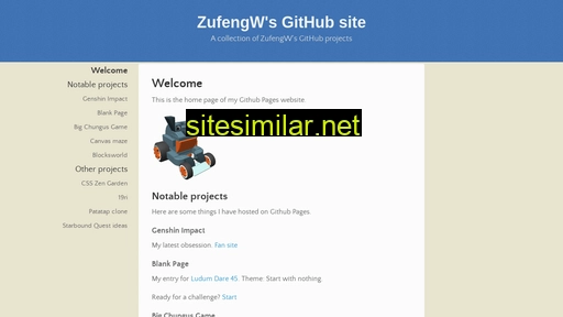 zufengw.github.io alternative sites