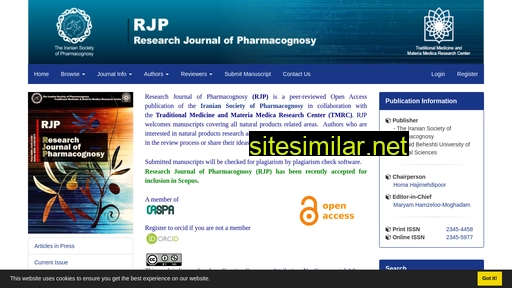 rjpharmacognosy.ir alternative sites