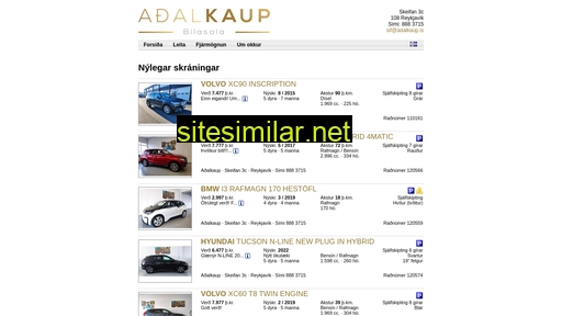 adalkaup.is alternative sites